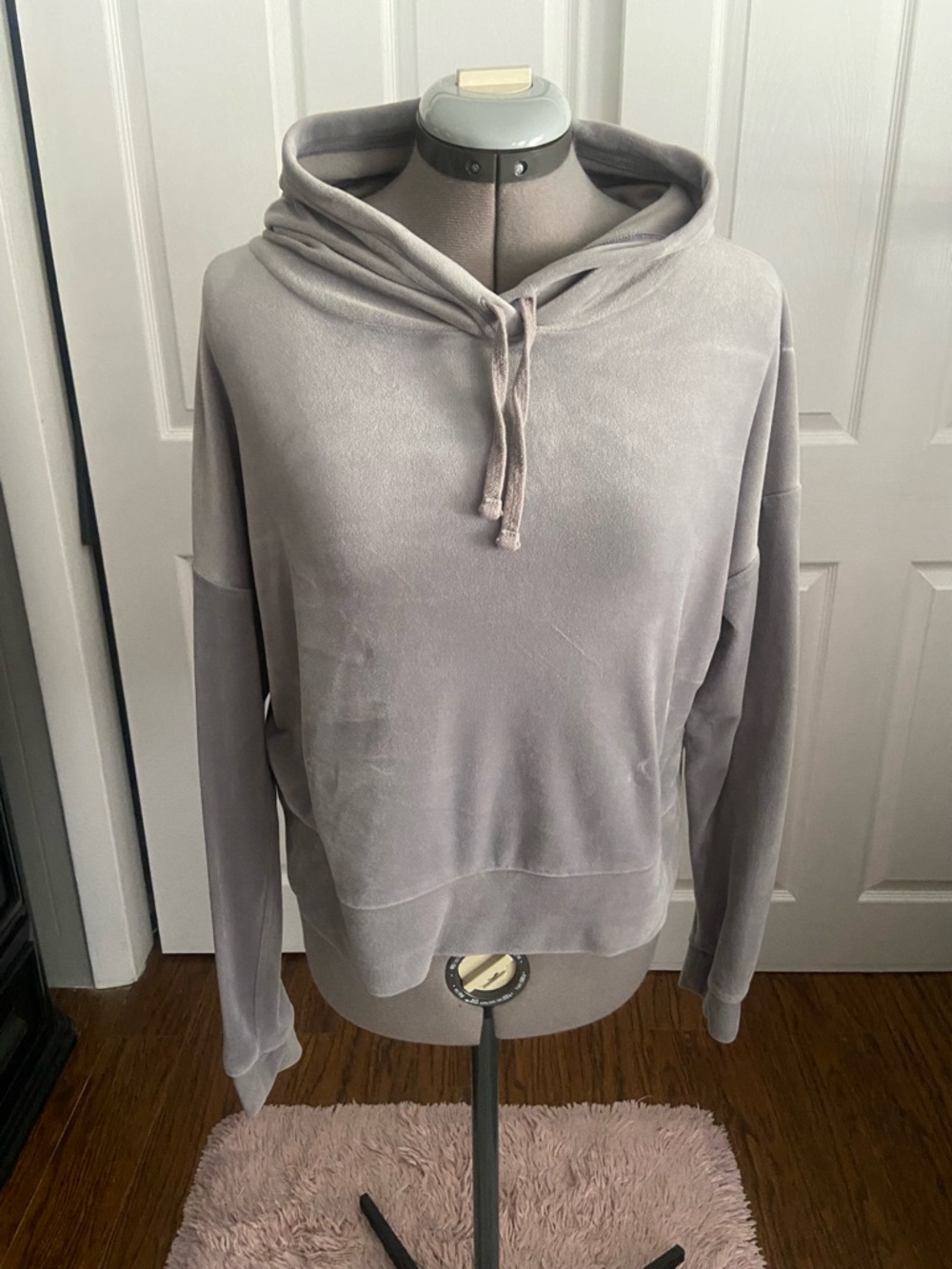 SO Plush Gray Hoodie with Hood